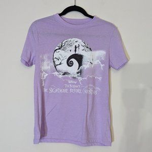 Nightmare Before Christmas NBC Pastel Purple T-Shirt size Medium